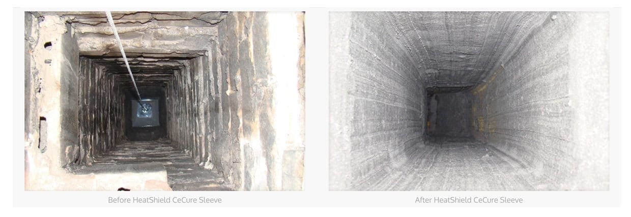chimney before and after chimney before and after
