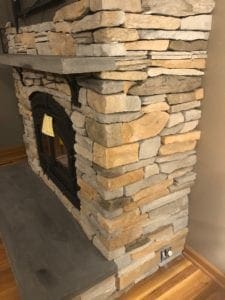 North Star high efficiency wood burning fireplace by Heat N Glo