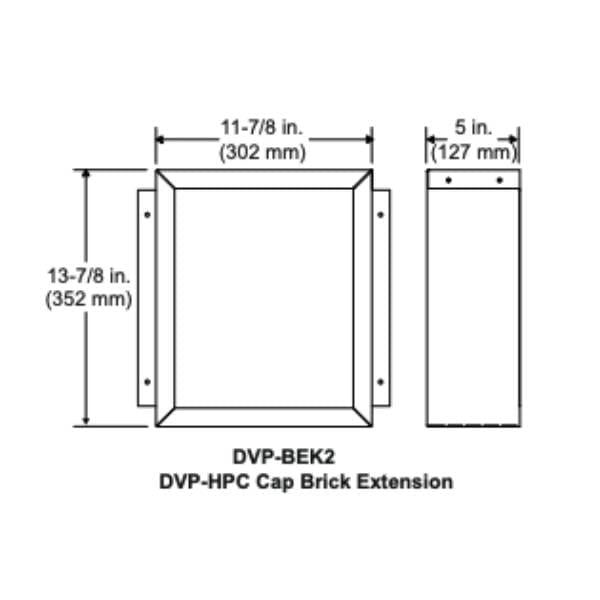 Dvp Brick extension kit- dvp-bek2