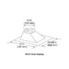 RF371 - 7:12 - 12:12 pitch roof flashing