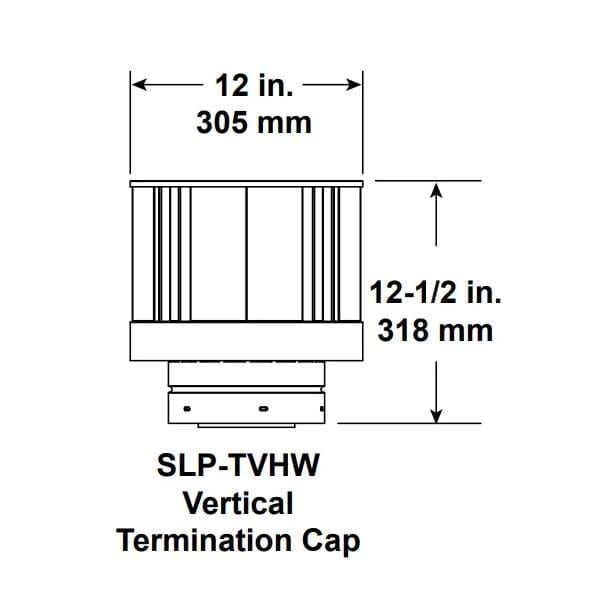 SLP-TVHW Vertical Termination Cap
