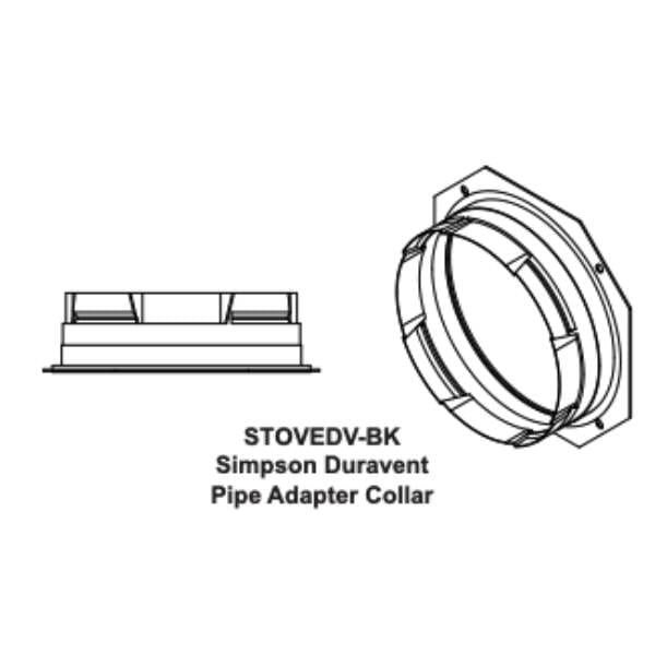 Simpson Duravent Pipe Adapter Collar