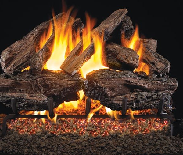 Charred Red Oak Gas Logs