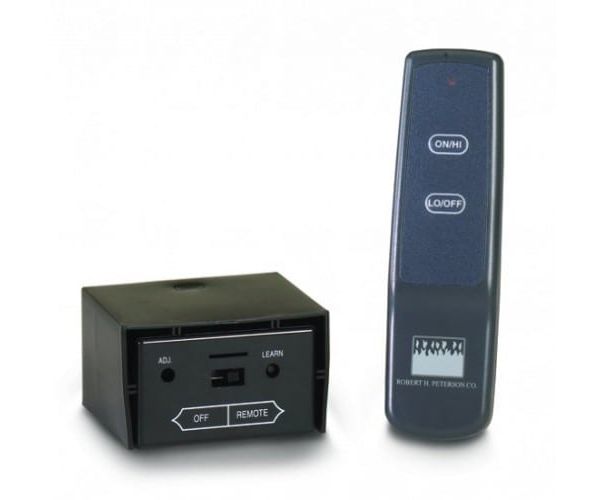 Deluxe variable flame height remote control for all -15 and -17 valves. Thermal control temperature display.